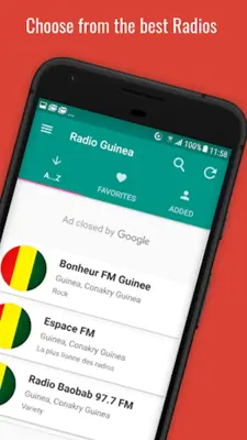 Radio Guinea android App screenshot 13