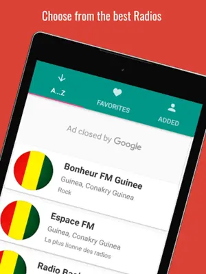 Radio Guinea android App screenshot 3